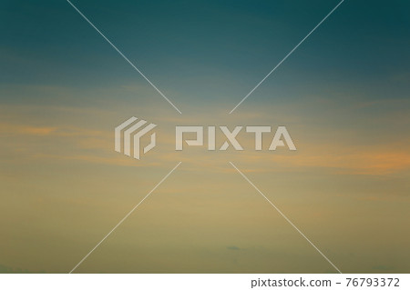 Twilight sky with clouds in the sun rises. 76793372