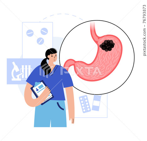 Stomach logo concept 76793873