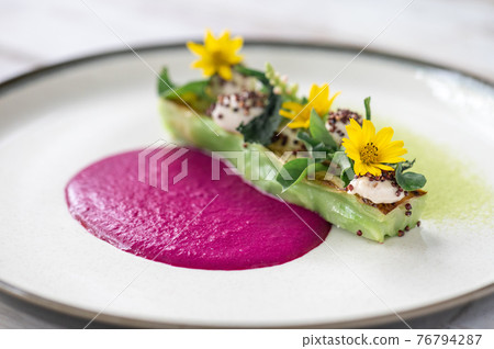 Plant based vegan cuisine. close up photo Plant based vegan cuisine. close up photo 76794287