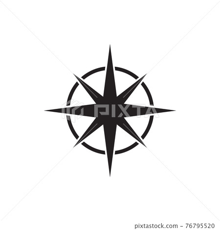 Compass icon logo design template Compass icon logo design template 76795520