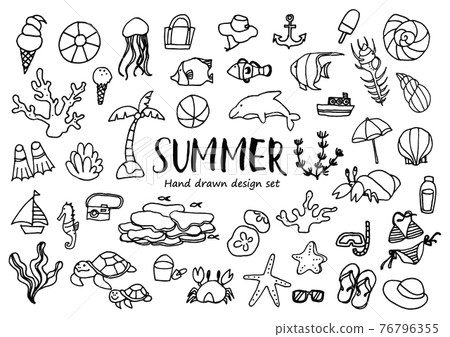 手繪夏季材料套裝 手繪夏季材料套裝 76796355