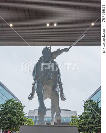 Phantom Sforza Horseman Statue At Nagoya Stock Photo 76796631 Pixta