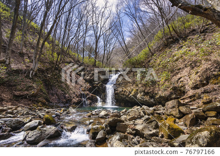 Adatara mountain fish waterfall 76797166