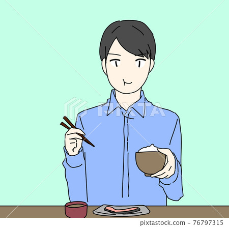 一個人默默吃飯 一個人默默吃飯 76797315