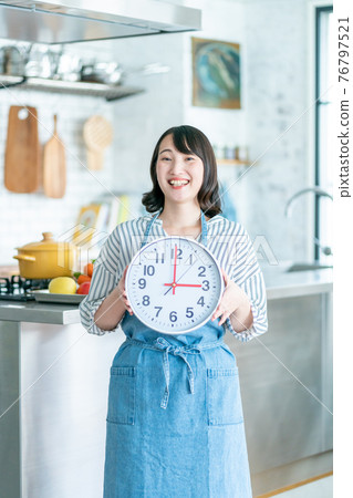 Housewife business at 3 o'clock Housewife business at 3 o'clock 76797521