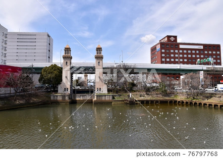 連接堀川和中川運河的松重鎖 連接堀川和中川運河的松重鎖 76797768