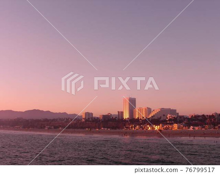 威尼斯海灘的黃昏 威尼斯海灘的黃昏 76799517
