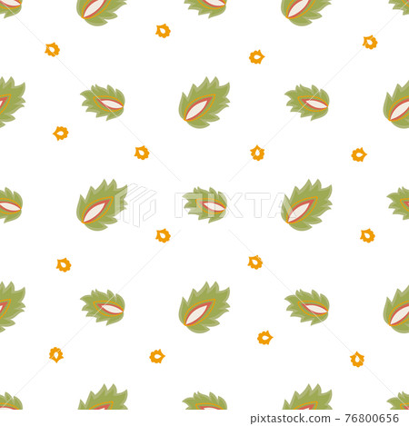 GREEN BRANCHES On Pink Background Floral Oriental Ornament Folk Ethnic Nature Cartoon Seamless Pattern Vector Illustration For Print 76800656