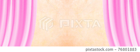 粉紅色的窗簾 76801883