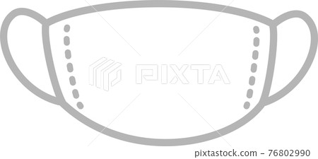 Gauze mask gray Gauze mask gray 76802990