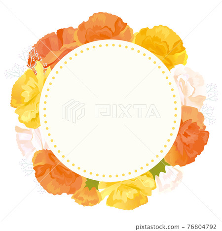 Father's day yellow flower frame Father's day yellow flower frame 76804792