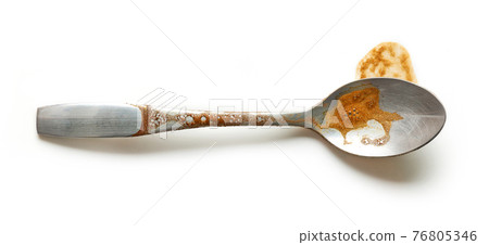 dirty coffee spoon 76805346