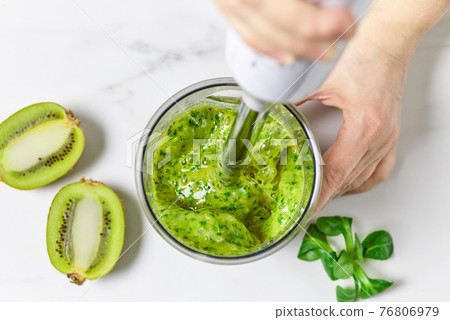 process of making healthy smoothie process of making healthy smoothie 76806979