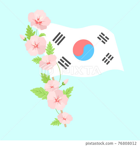 太極旗與莎倫的玫瑰 太極旗與莎倫的玫瑰 76808012