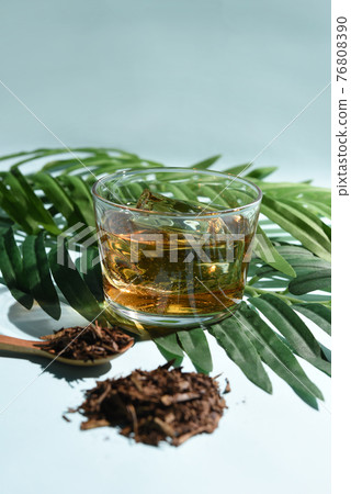 Botanical tea and tea leaves Botanical tea and tea leaves 76808390
