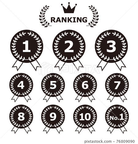 Rank ranking icon 76809090