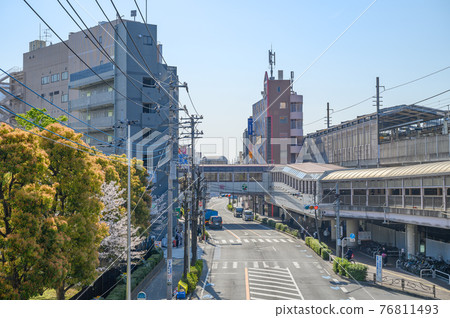 Cityscape: Cityscape in front of Musashi-Nakahara Station, Kawasaki City, Kanagawa Prefecture 76811493