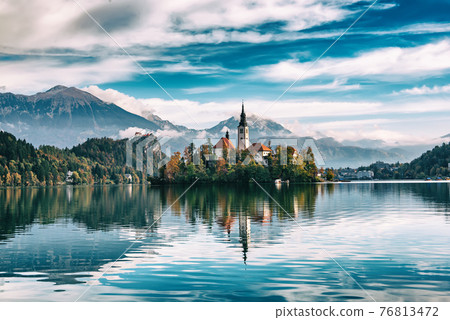 Lake Bled, Slovenia Lake Bled, Slovenia 76813472