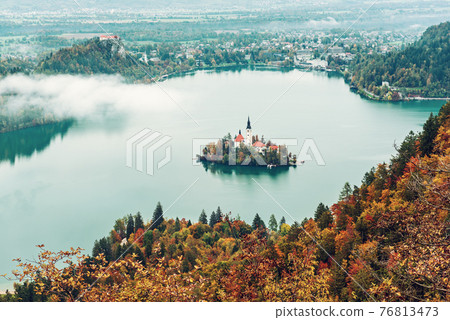 Lake Bled, Slovenia 76813473