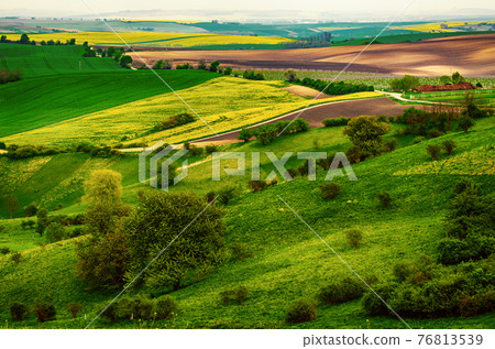 Rural spring landscape 76813539