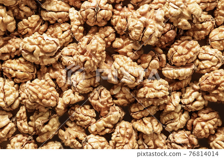 Background or pattern of walnuts without shells. Background or pattern of walnuts without shells. 76814014