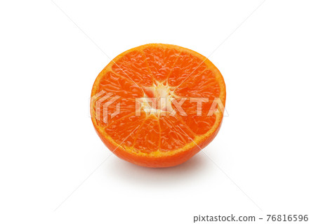 Fresh ripe mandarin isolated on white background Fresh ripe mandarin isolated on white background 76816596