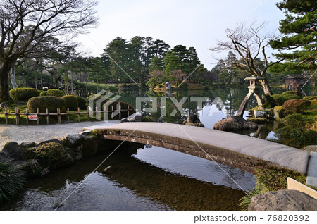 兼六園琴寺石燈籠“琴寺石燈籠” 76820392