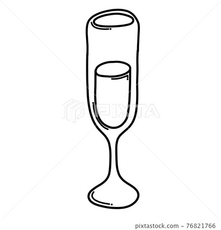 Glass Doodle vector icon. Drawing sketch illustration hand drawn cartoon line eps10 Glass Doodle vector icon. Drawing sketch illustration hand drawn cartoon line eps10 76821766