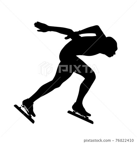 male speed skater athlete 76822410