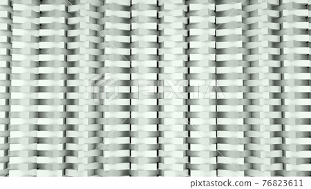 Geometry abstraction - rows of rectangles objects - many geometrical shapes, 3d computer generated background 76823611