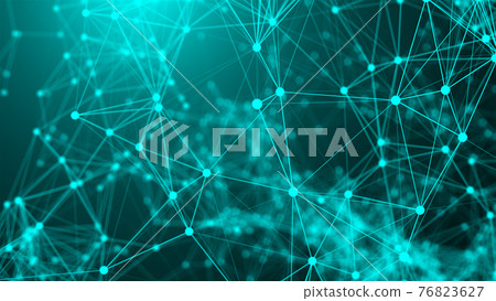 Abstract connection dots. Technology background. Network concept 76823627