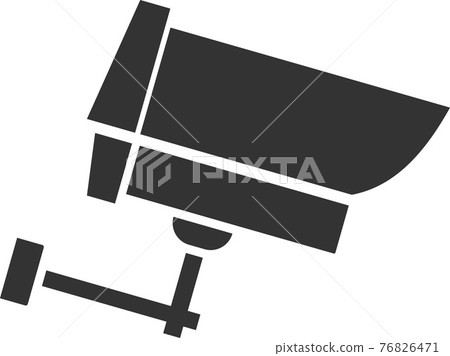Flat camera icon for surveillance. Isolated vector image. Flat camera icon for surveillance. Isolated vector image. 76826471