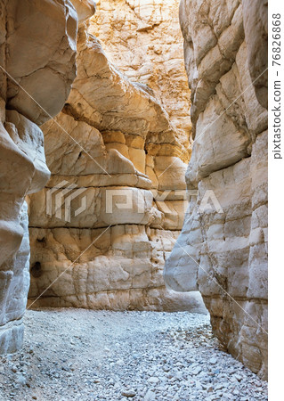 canyon of the OG riverbed at dawn 76826868