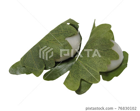 Cutout photo of Kashiwa mochi 76830102
