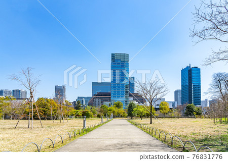 [東京] 從春天芝公園看到的建築物 76831776