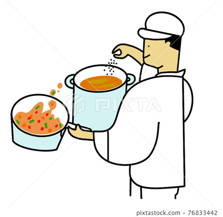 Cook cooking Cook cooking 76833442