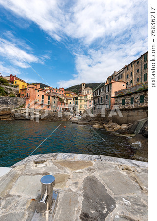 Small and Ancient Tellaro Village Tourist resort in the Gulf of La Spezia Liguria Italy 76836217