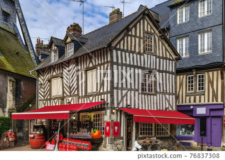 Historical house in Honfleur, France 76837308