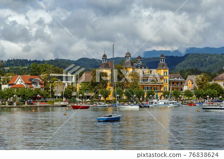 View of Velden, Carinthia, Austria View of Velden, Carinthia, Austria 76838624