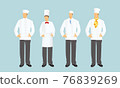 Cook chef illustration free set 76839269