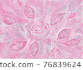 Pink rose 76839624