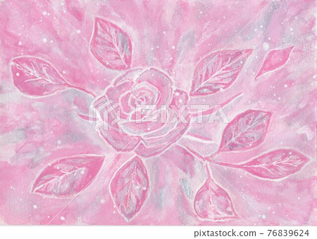 Pink rose 76839624