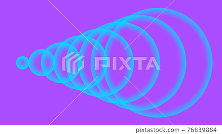 Wave sound wave echo image CG background wallpaper 76839884