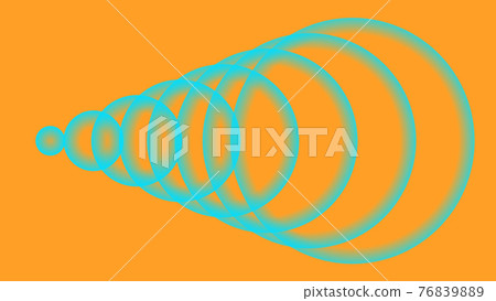 Wave sound wave echo image CG background wallpaper 76839889