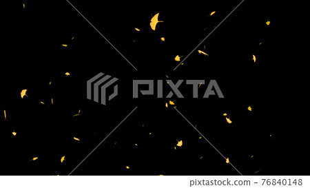 Ginkgo leaves Ginkgo autumn leaves dancing CG background wallpaper Ginkgo leaves Ginkgo autumn leaves dancing CG background wallpaper 76840148
