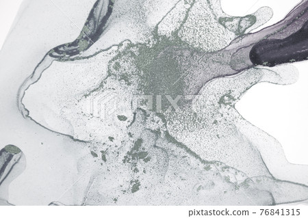 Pale transparent watercolor paint drops background. 76841315