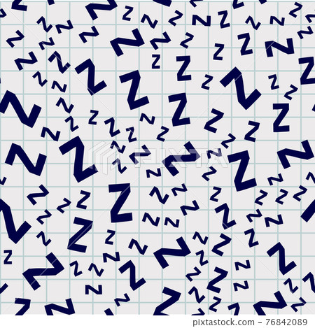 Seamless pattern with cartoon letters z. Can be used for wallpaper, pattern fills, greeting cards, web page backgrounds, scrap booking and textile or fabric. Vector illustration. EPS 10. Seamless pattern with cartoon letters z. Can be used for wallpaper, pattern fills, greeting cards, web page backgrounds, scrap booking and textile or fabric. Vector illustration. EPS 10. 76842089