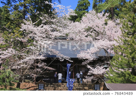Spring Totsu Shrine (Fukushima Prefecture, Inawashiro Town) 76843489