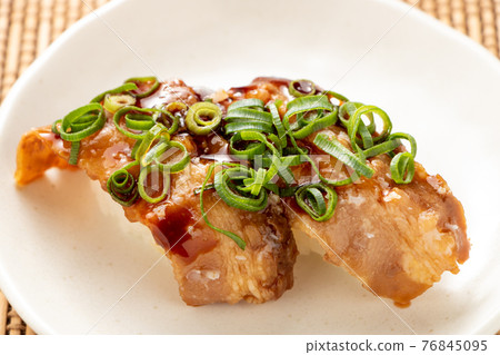 Nigiri sushi, beef ribs. Nigiri sushi, beef ribs. 76845095