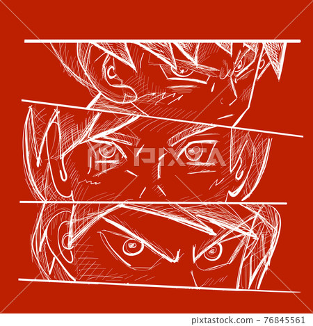 Japanese anime vector Japanese anime vector 76845561
